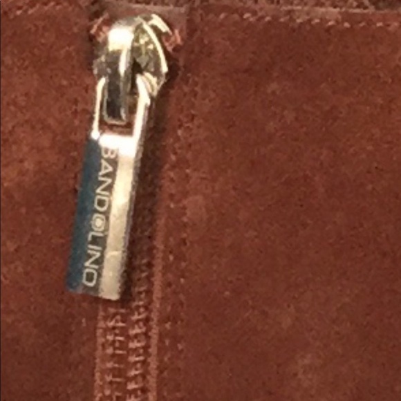 Bandolino Brown Leather Booties - Picture 5 of 10